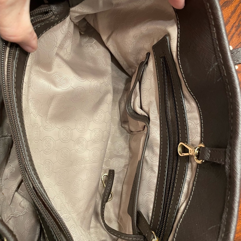 Michael Kors Dark Brown Tote Bag - Picture 4 of 4